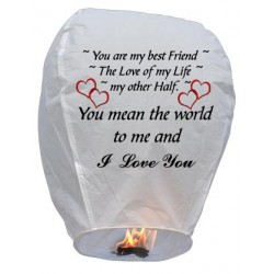 You are my best Friend Sky Lantern