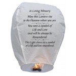 In Loving Memory Sky Lantern In Loving Memory Sky Lantern