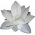 paper Lotus Flower, White, w/candle paper Lotus Flower, White, w/candle