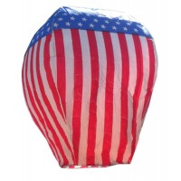 36pc Case - USA Flag RWB Sky Lantern
